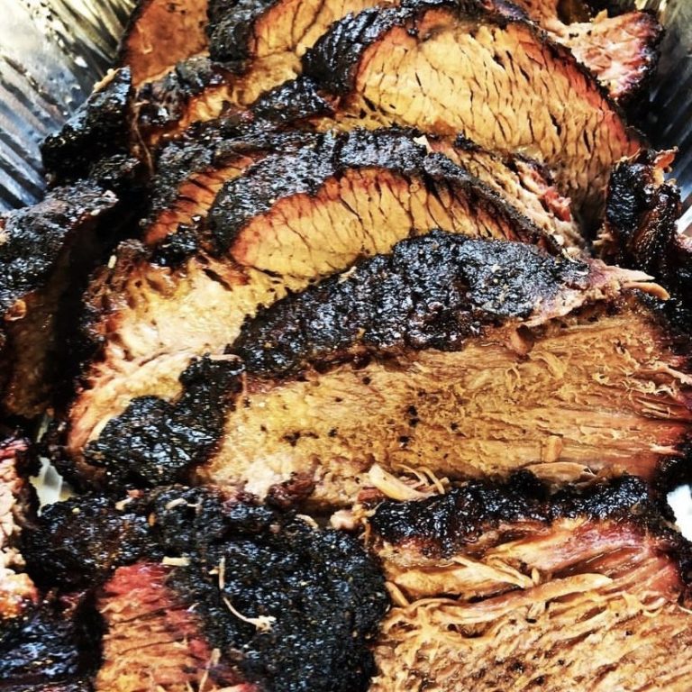 Smoked beef brisket